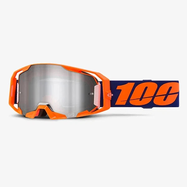 ARmatic Goggle Neon Orange Mirror Silver Lens