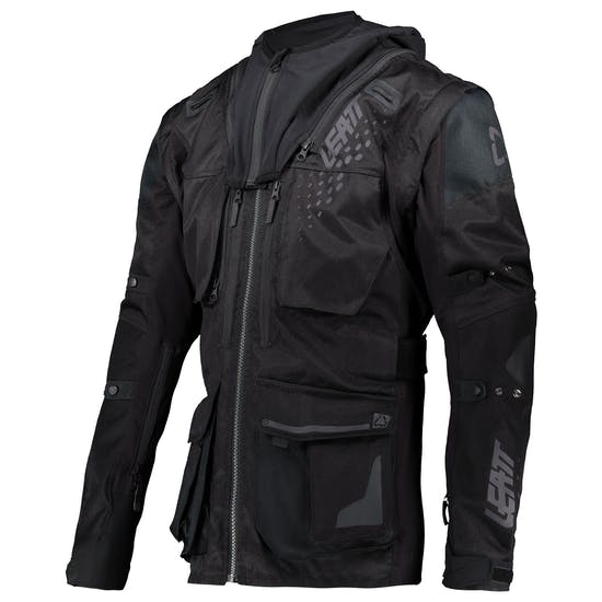 LEATT Moto 5.5 Enduro - Black - EMD Online
