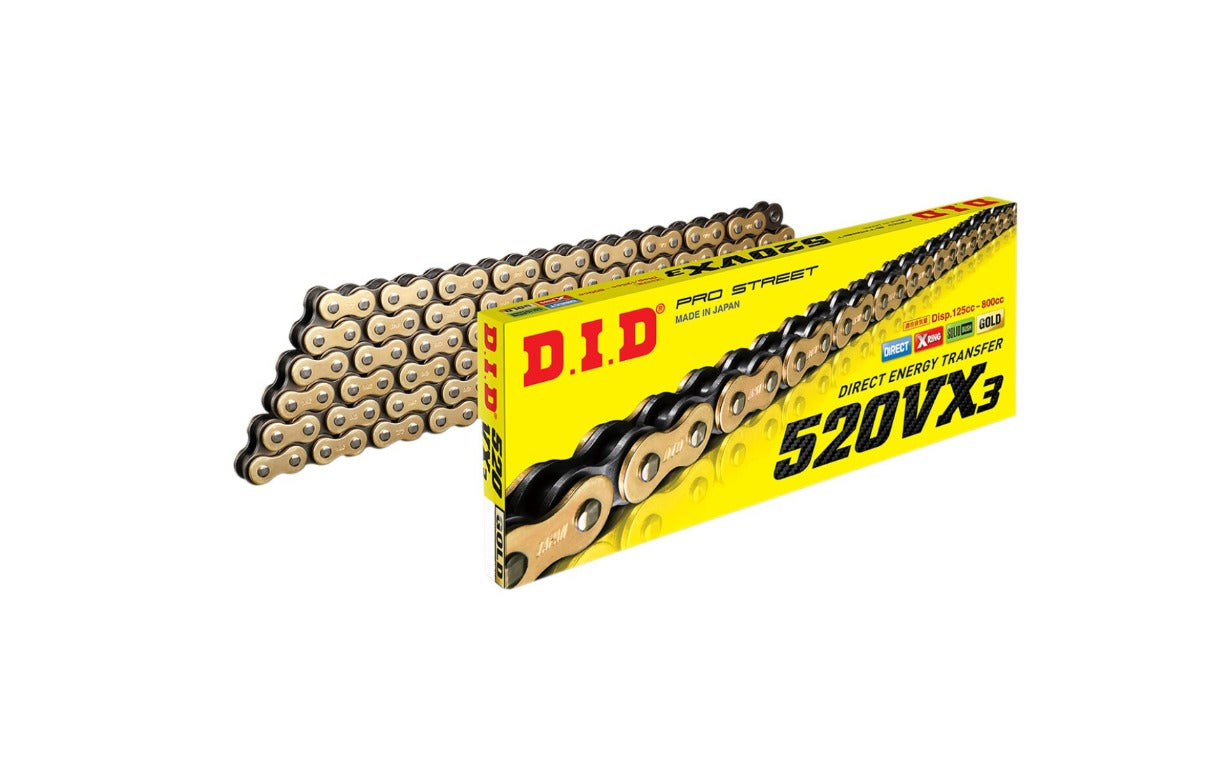 520-12 VX3 Xring Gold/steel Clip - 520VX3120GBFB