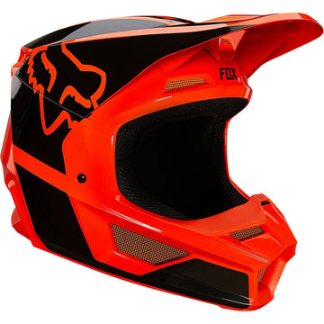 Fox Youth V1 Revn Helmet - Fluo Orange - EMD Online
