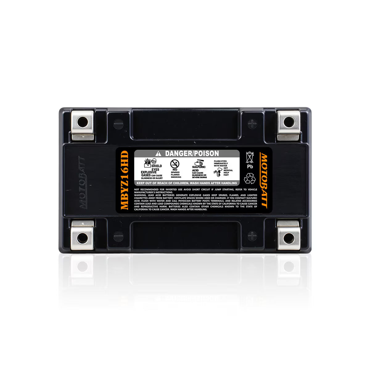 MBYZ16HD Motobatt 12V AGM Battery