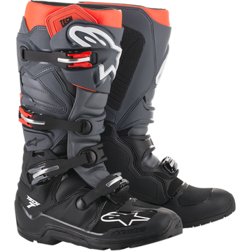 Alpinestars Tech 7 Enduro - Grey/ Red - EMD Online