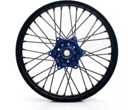 Rear Wheel 2.15x18 - Blue Hub - RC-WHEEL-REAR-YAMAHA