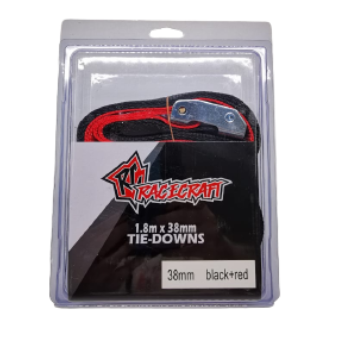 HD Blue & Black Tie Down Pair Cambuckle, Carabiner - RC-TIE-D-38-BB