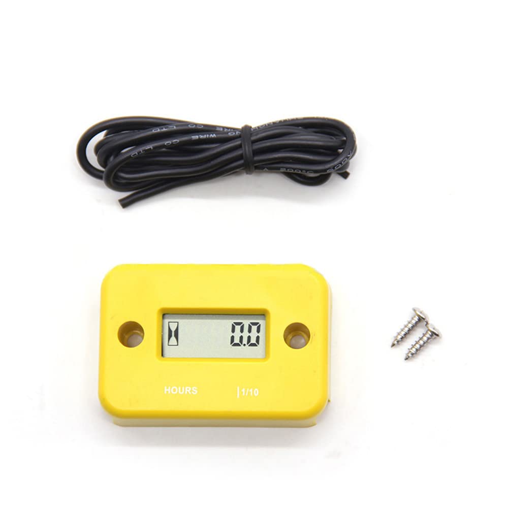 Hour Meter Yellow - RC-HOURMET-YEL