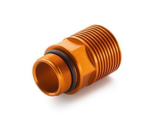 Rear Brake Reservoir Extender Orange - RC-BRA-CYL-EXT-ORA