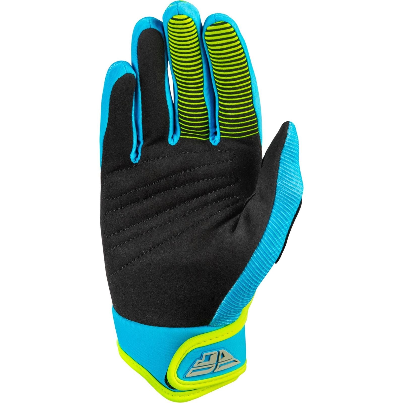 F-16 Youth Golves- Blue/Hi-vis
