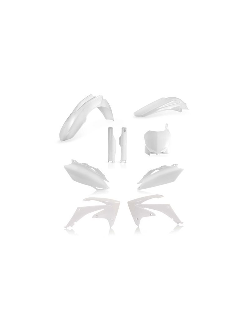 ACERBIS FULL PLASTIC KIT HONDA CRF250 2010 + CRF450 09/10 - WHITE