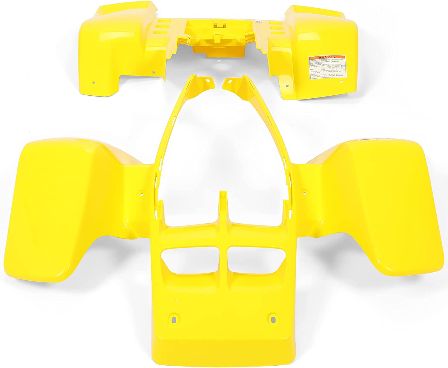 Plastic Body Kit 2 Piece Black - RC-C0131004