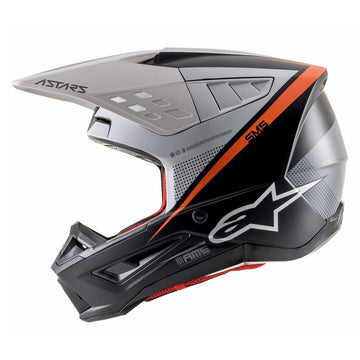 Alpinestars Supertech M5 Rayon - Black/White/ Fluo Orange Matt - EMD Online