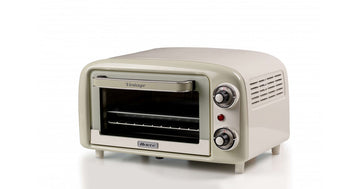 Ariete 3919 Forno Elettrico Vintage, 800W, Capacità 10L, Doppio vetro, Retrò, Beige