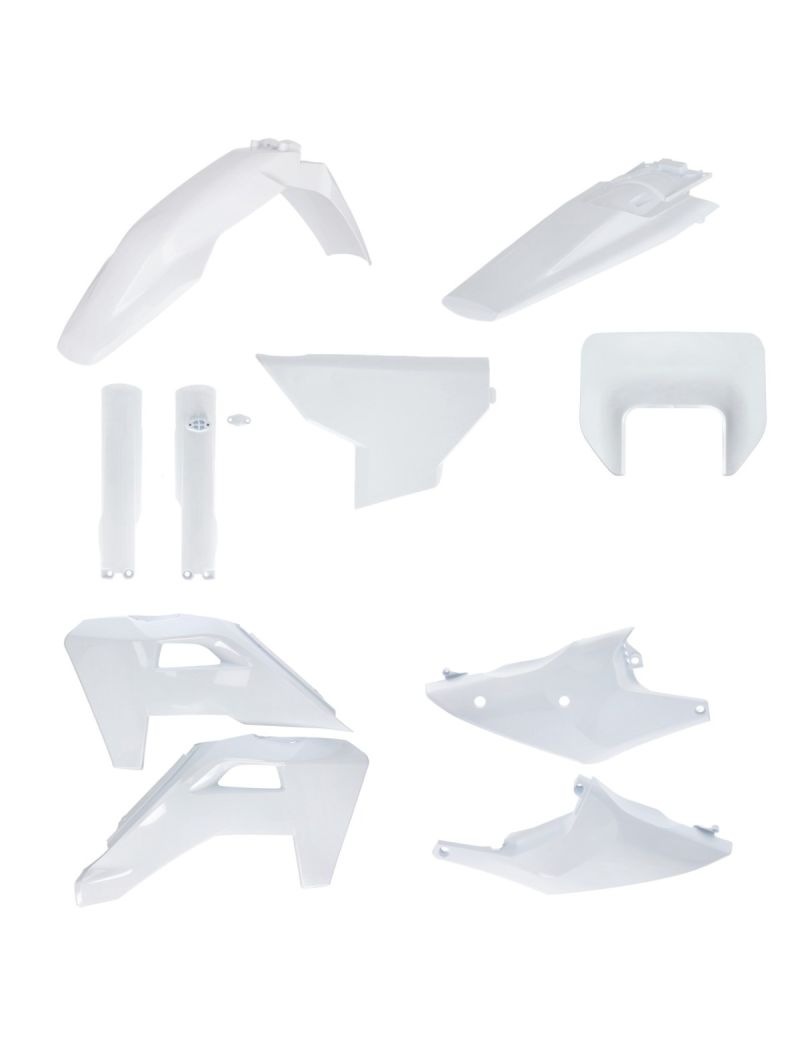 ACERBIS FULL PLASTIC KIT HUSQVARNA TE/FE 26 - WHITE