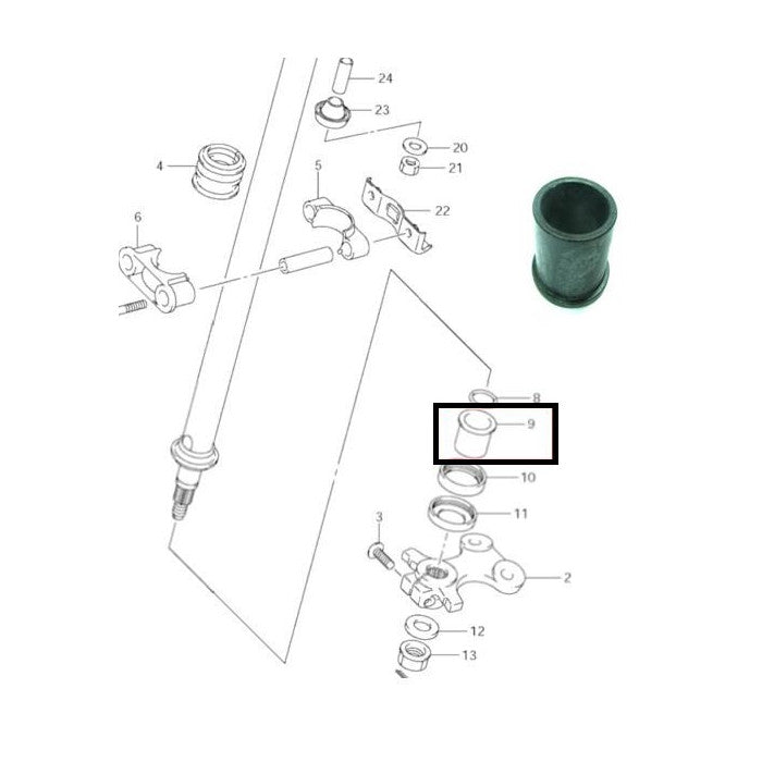 Lower Steering Column Bushing - AT-08651