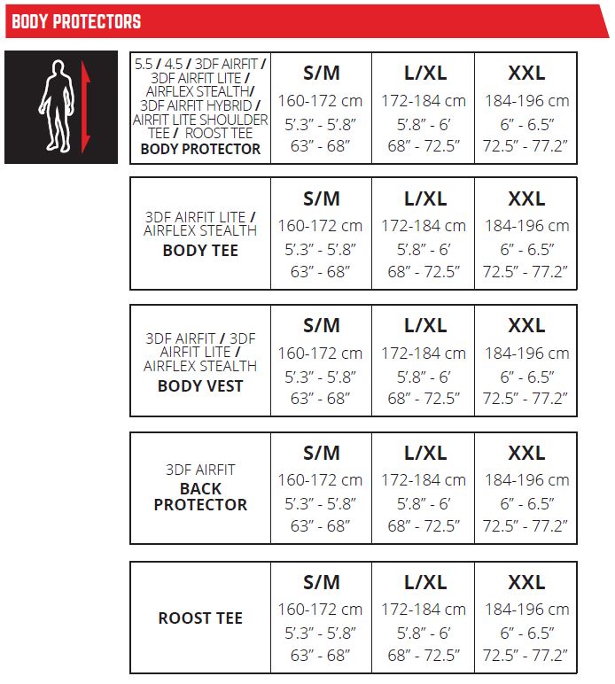 LEATT 2018 3DF Airfit Body Vest - Black/Red - EMD Online
