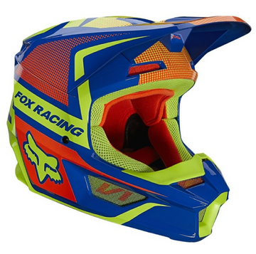 Fox Youth V1 Oktiv Helmet - Blue - EMD Online