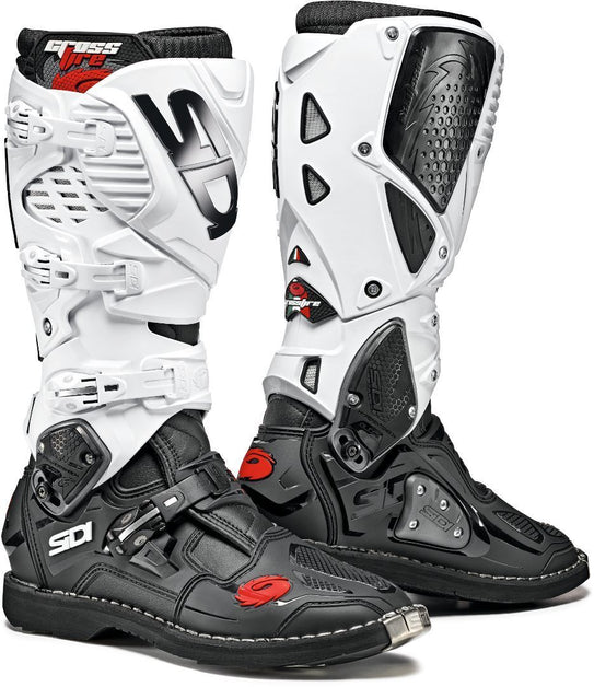 Crossfire 3 Boots- Black/White