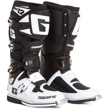 Gaerne SG 12 MX - Black/White - EMD Online
