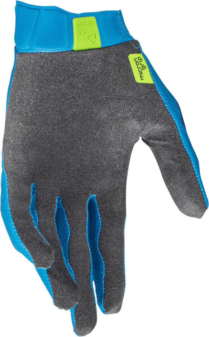 1.5 GripR Moto Glove- Cyan