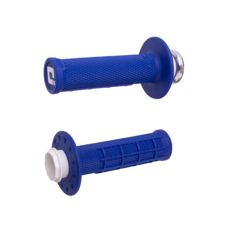Micro-x Half Waffle V2 Lock On Grips Blue - ODI-H36MXU