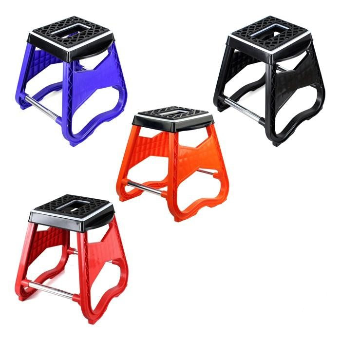 MX Bike Work Stand Plastic With Aluminium Support - RC-MX-STAND-ALUP-GREEN