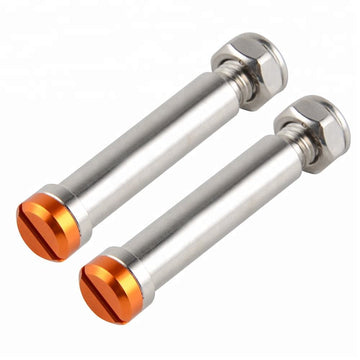 Stainless Steel Footpeg Pins Orange - RC-SS016-OR