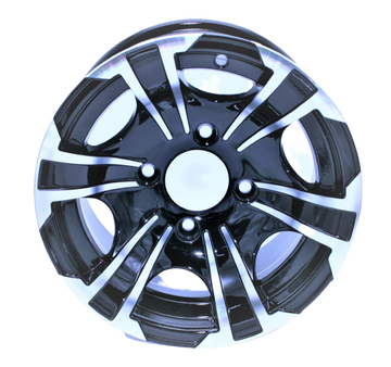 ATV Mag Wheel - Black/Polished - RC-MAG-WHEEL-12-156