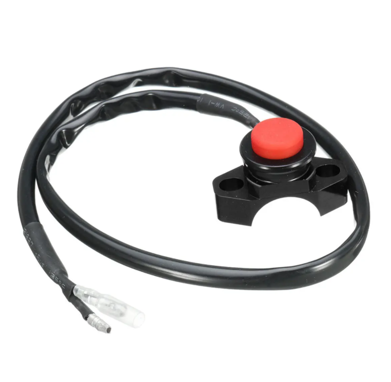 Universal Engine Kill Switch Button Alu Round Bla - RC-KSB002-BLA
