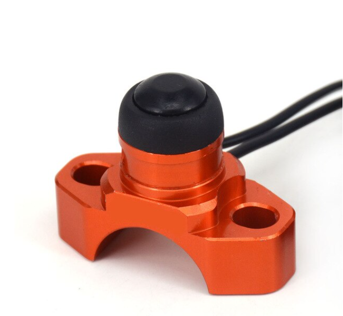 Universal Engine Kill Switch Button Alu Round Ora - RC-KSB002-ORA