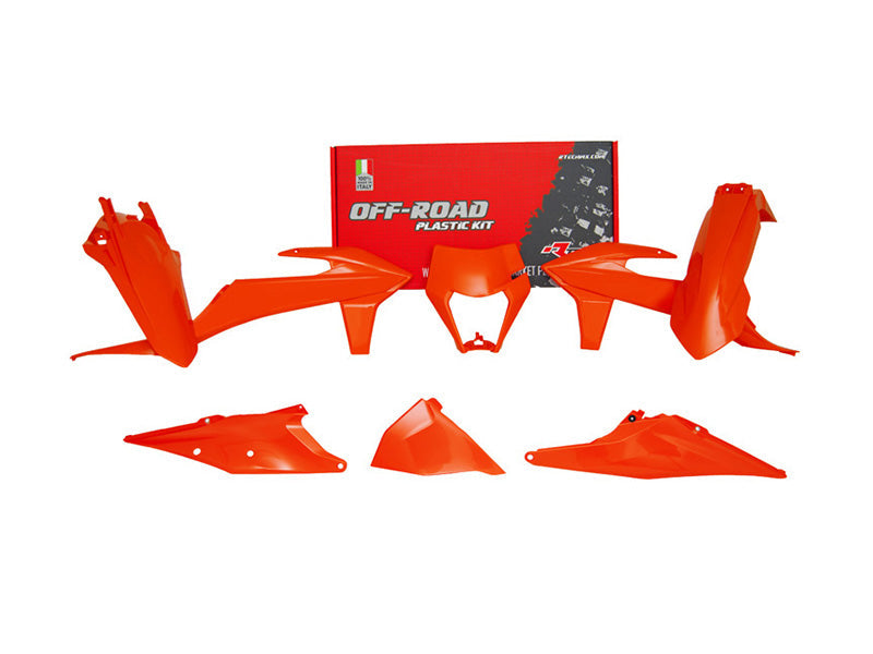 Plastics Kit With Left Airbox Cover Orange - R-KITKTM-AN0-520