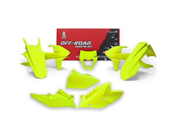 Plastics Kit Pcs With Left Airbox Cover And Neon - R-KITKTM-GF0-517