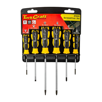 Craft 6pcs Screwdriver Set With Wall - KT2222