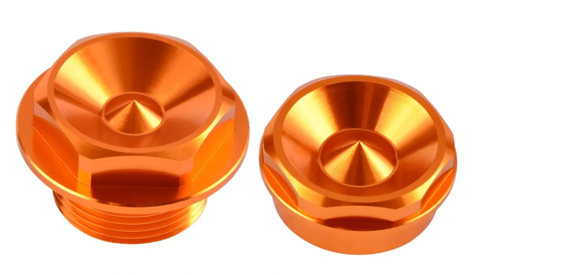 Front Axle Nut Orange - RC-KTM-AXLE-NUT