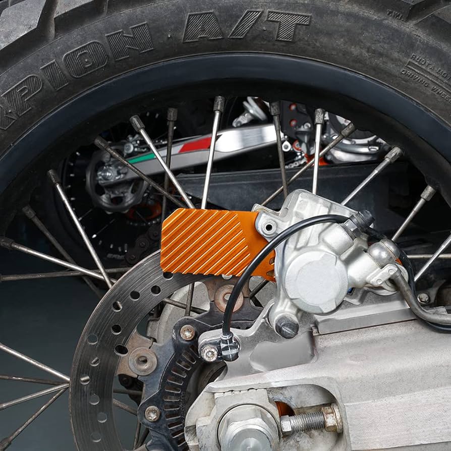 Rear Brake Heat Sink Caliper Cooler Orange - RC-1214A001