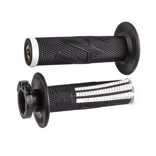 Emig Pro V2 Lock-on Grip Black/white - ODI-H36EPBW