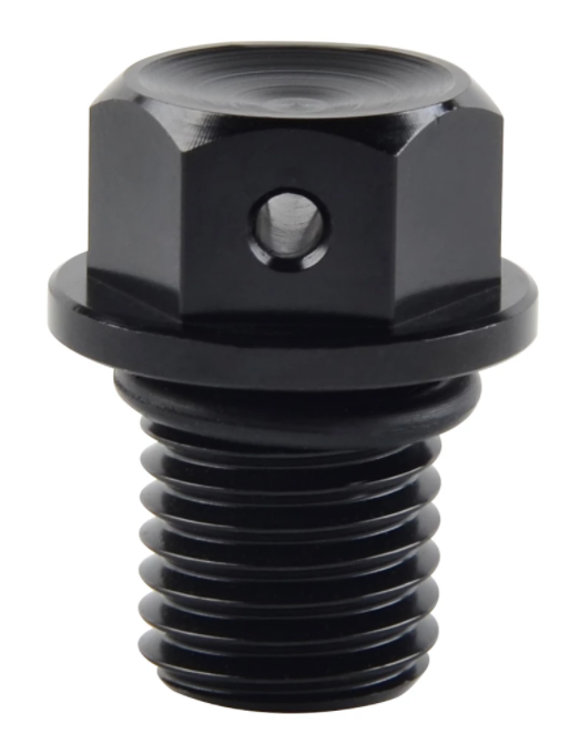 Magnetic Oil Sump Drain Plug Size: M12 Black - RC-ODP006