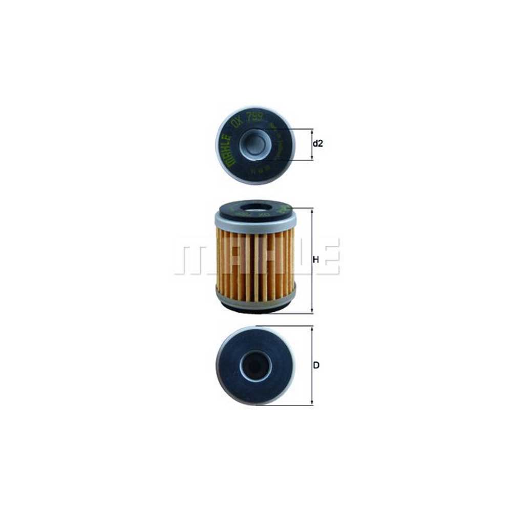 Oil Filter HF140 And HF141 - OX799