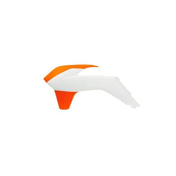 Radiator Scoops White/Orange - R-CVKTMBNAR13
