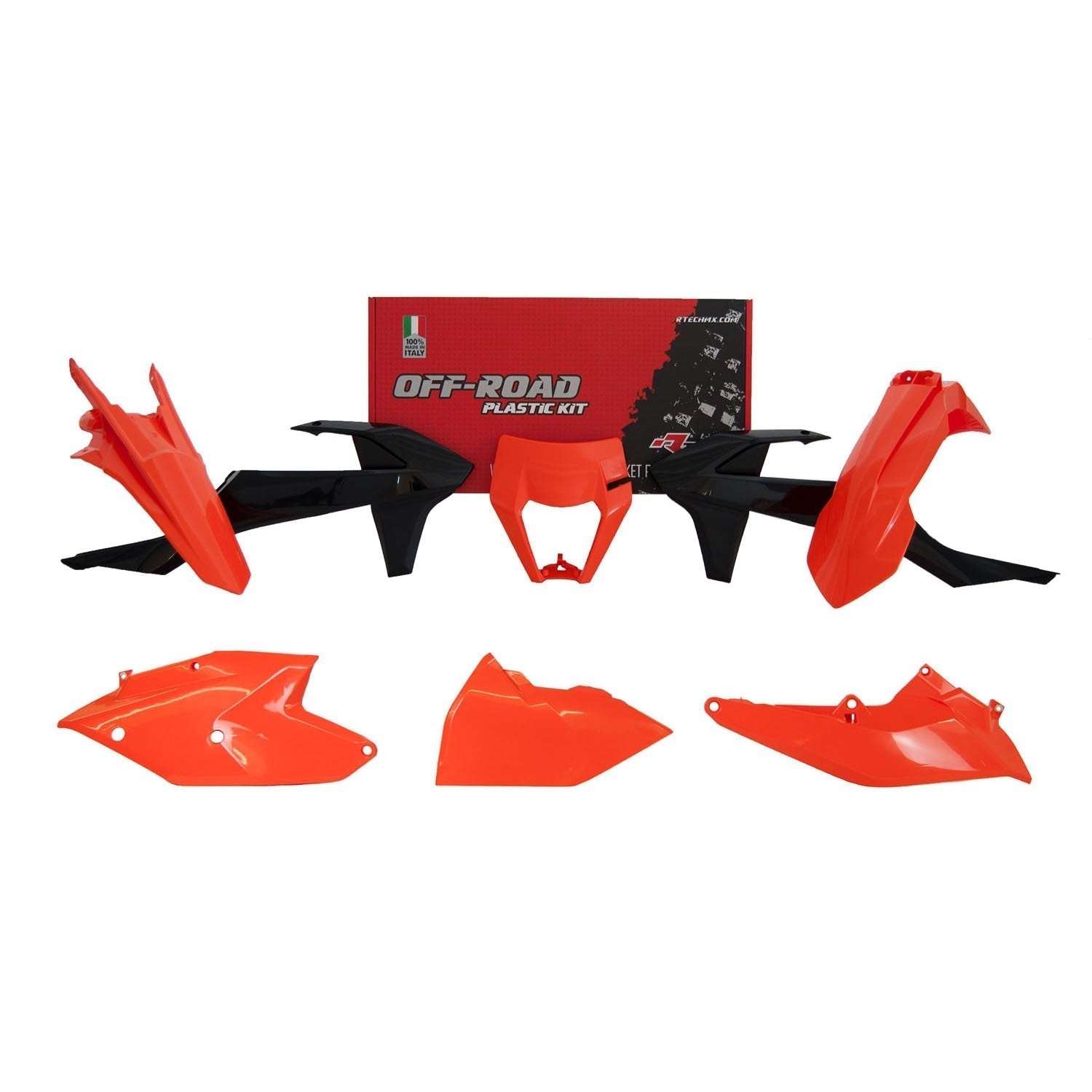 Plastics Kit Pcs With Left Airbox Cover And Orang - R-KITKTM-OEM-518