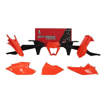 Plastics Kit Pcs With Left Airbox Cover And Orang - R-KITKTM-OEM-518