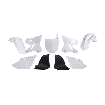 Racetech Yamaha 6 Piece Plastic Kit - White - EMD Online
