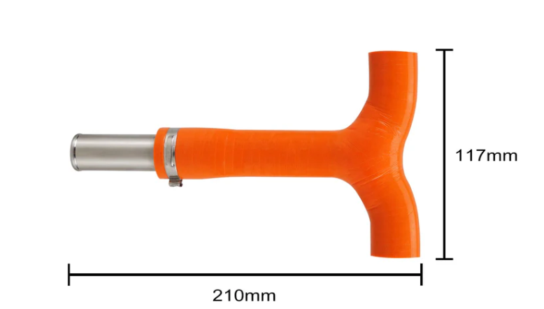 210MM Frame T-piece Hose - RC-1221115701-ORANGE