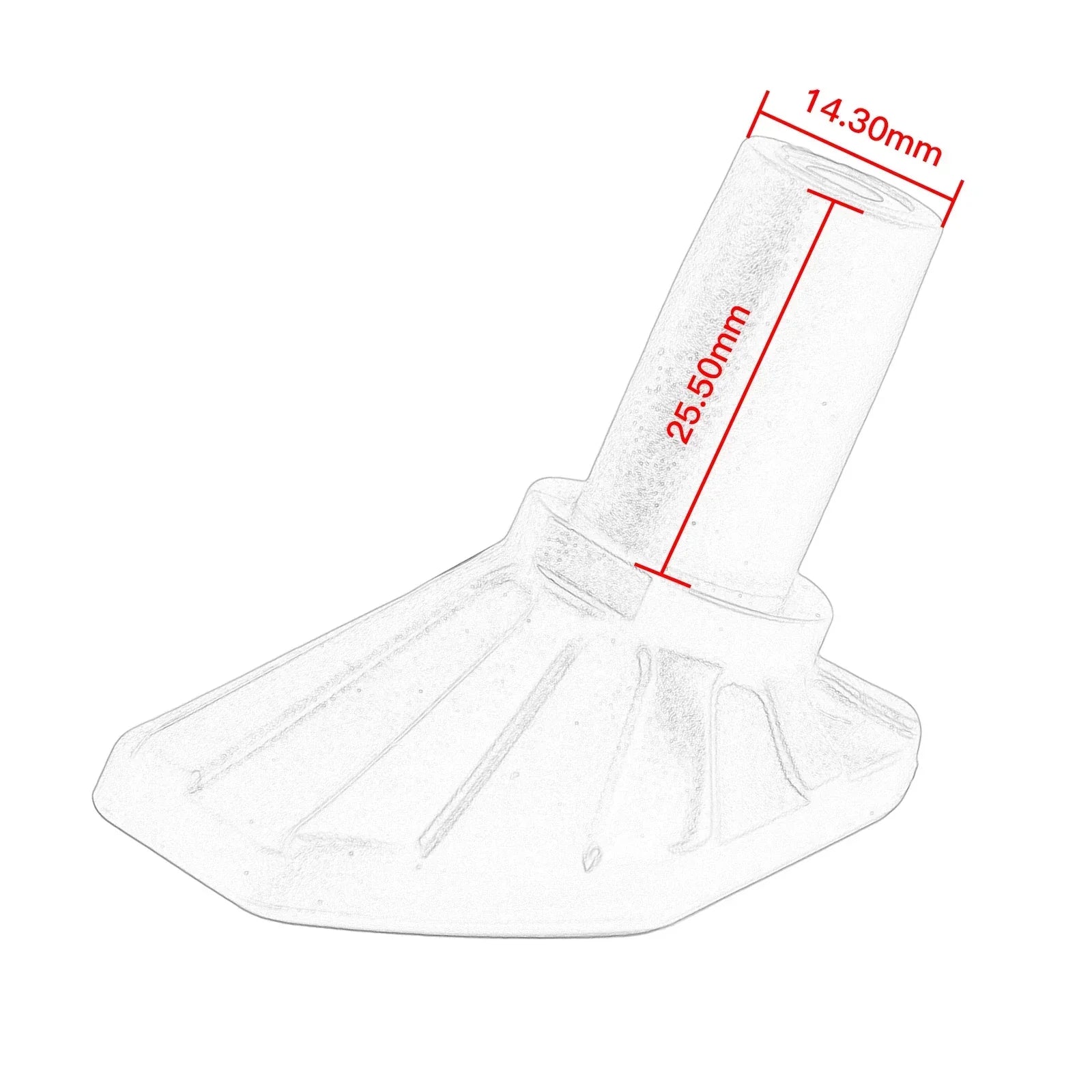 Replacement Kickstand Foot Piece Orange - RC-KSS001-03-ORANGE