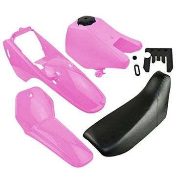 Plastic Kit PW80 Pink (seat, Tank, Fender) - RC-PW80-BODY-KIT-PINK