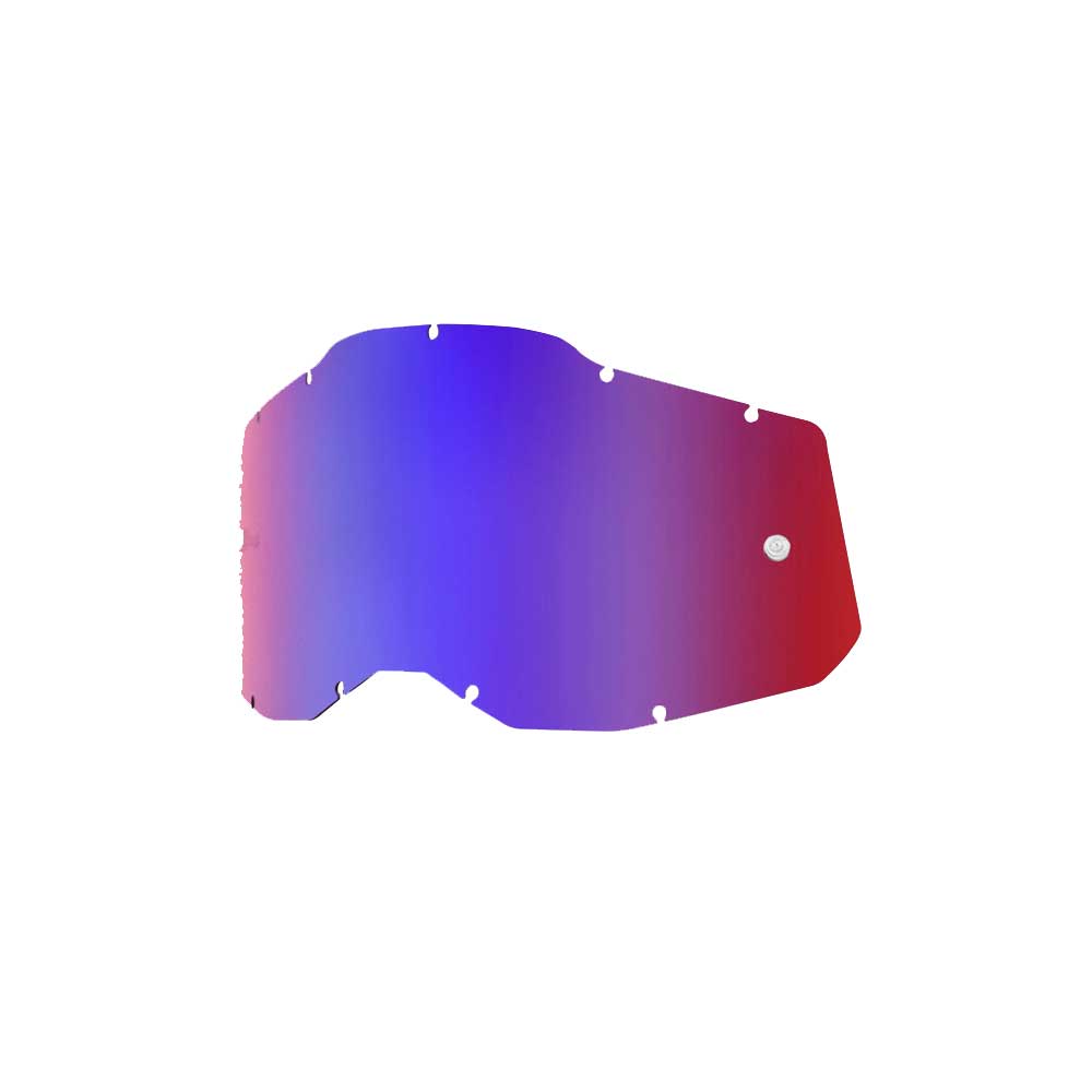 100% Racecraft 2 / Accuri 2 / Strata 2 - Red/Blue Mirror - EMD Online