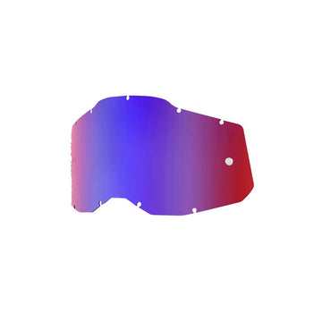100% Racecraft 2 / Accuri 2 / Strata 2 - Red/Blue Mirror - EMD Online