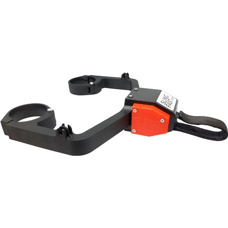 Mod 4 Pull Strap Black And Red Recovery Rope - SLINGFAST-MOD4