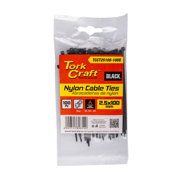 Craft Nylon Cable Ties 2.5mmx100mm - TCCT25100-100B