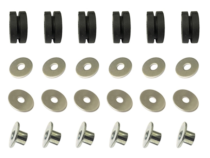 Universal Radiator Fitment Rubbers And Steel Bushes - UP-10031