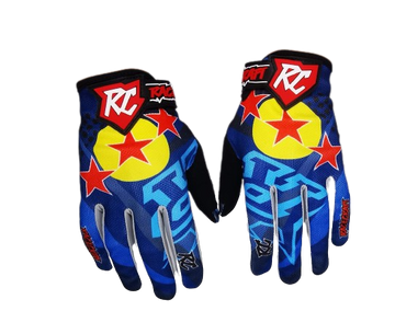 Racecraft Racecraft MX Gloves - Blue - EMD Online