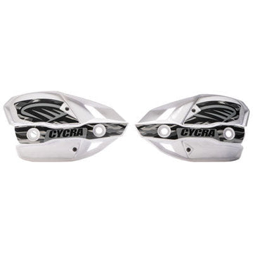 Cycra Ultra Probend CRM Special Edition Replacement Hand Shields with Covers White
